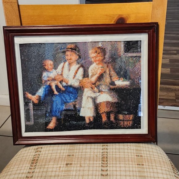 Hand Crafted Accents 3 X 17 5d Diamond Painting Of Grandmagrandpa